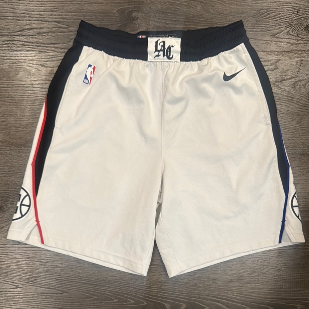 Nike NBA LA Clippers Shorts - White and Black
